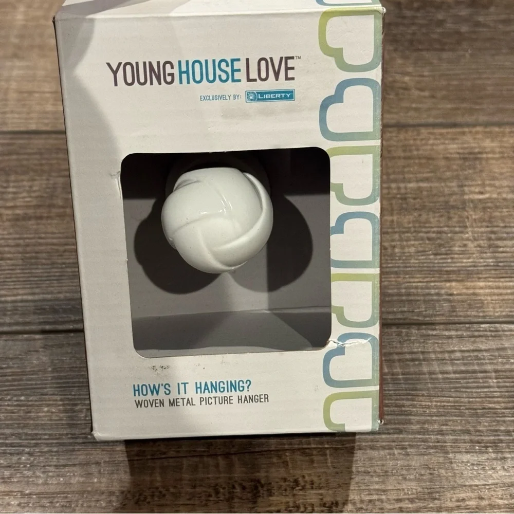 Young House Love Picture Hanger Hook White Finish New